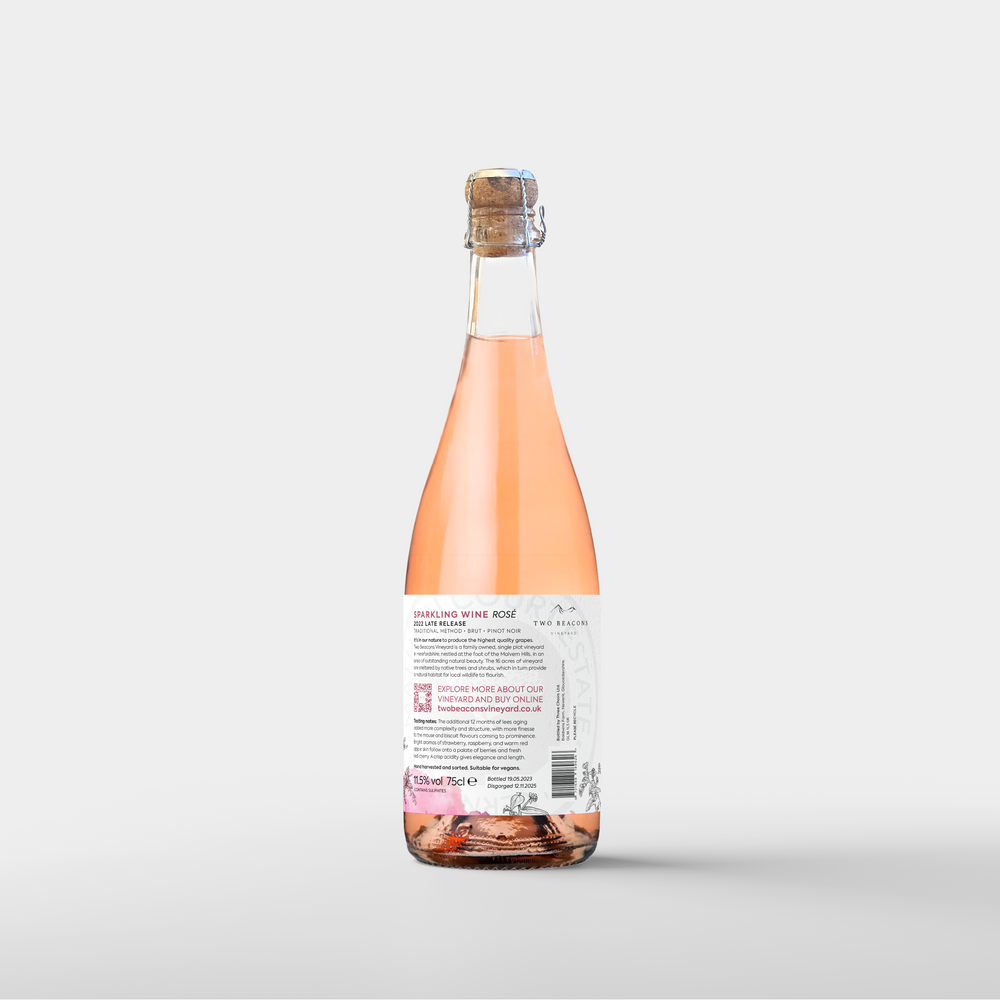 2022 Late Release Sparkling Rosé Pinot Noir - 11.5% ABV